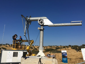 Comienza la construcción de la antena.