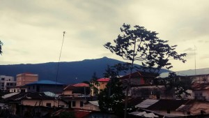 África es un continente que siempre deseó visitar. En la imagen, vistas del pico Basilé desde Malabo.