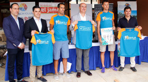 Un momento de la presentación del III Duatlón 'Mancomunidad Islantilla Golf Resort'.