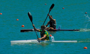 Javier Carrasco, doble oro en K1 y K2. / Foto: Jesús Photo Sport.