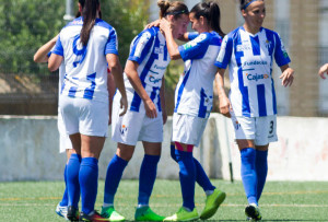 Las jugadoras del Sporting quieren echar el telón a la temporada con una victoria. / Foto: www.lfp.es.