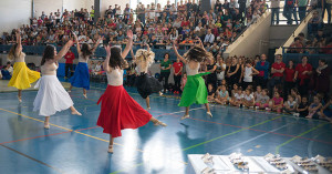 Representantes de Club Danzarte Ayamonte en el acto.