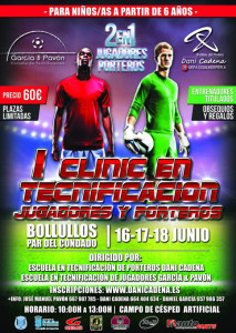 1º Cliníc en Tecnificación Especifica 2en1 Jugadores & Porteros