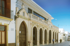 Vista general de la fachada principal de la Capilla del Corpus Christi. / Foto. IAPH. 