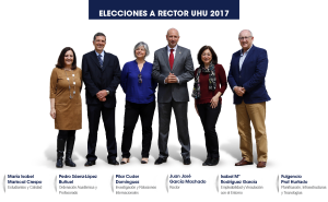 Equipo de la candidatura de García Machado. 