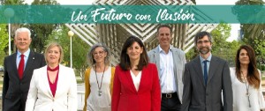 Foto oficial del equipo de la candidatura de María Antonia Peña. 