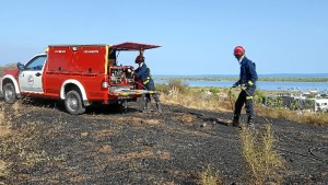 Estabilizado el incendio declarado en El Rompido.