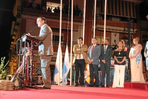 5.El presidente de la Diputación Provincial Ignacio Caraballo intervino en representación de los alcaldes de Huelva, Moguer, Palos de la Frontera y San Juan del Puerto.