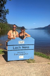 La onubense aprovecha su tiempo de ocio para viajar. En la imagen, en Escocia el verano pasado.