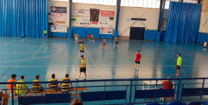 Un total de 13 equipos y más de 150 jugadores de Huelva y Sevilla se dieron cita en el Maratón de fútbol sala almonteño.