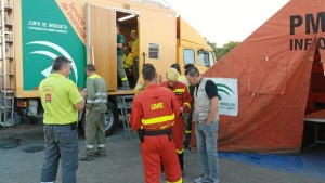 A esta hora permanecen realojadas en instalaciones proporcionadas por el operativo de emergencia un total de 450 personas.