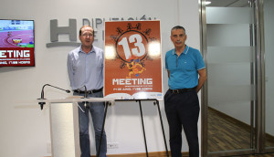 Un momento de la presentación del XIII Meeting Iberoamericano de Atletismo.