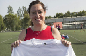 Manuela Romero, presidenta del Fundación Cajasol Sporting.