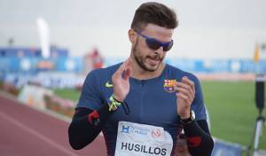 Óscar Husillos rozó la mínima en los 400 metros. / Foto: Pablo Sayago.