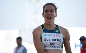 Esther Guerrero estuvo cerca de la mínima mundialista en los 800 femeninos. / Foto: Pablo Sayago.