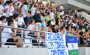 El aficionado al atletismo en Huelva no falló a la cita con el Meeting Iberoamericano. / Foto: Pablo Sayago.