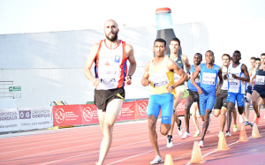 Adel Mechaal fue el gran ganador de la prueba de 1.500, logrando además la mínima mundialista. / Foto: Pablo Sayago.