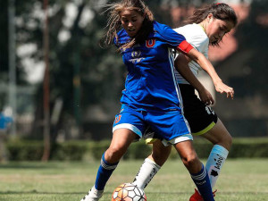 Sofía Hartard, en un partido con la Universidad de Chile.