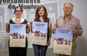 Un momento de la presentación en Huelva del Programa ‘Vacaciones en Paz’.