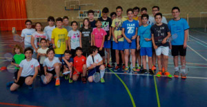 En Galaroza se puso punto final a estos encuentros de bádminton.