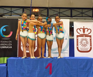 El equipo Benjamín B logró el oro en el Nacional Promesas en Málaga.