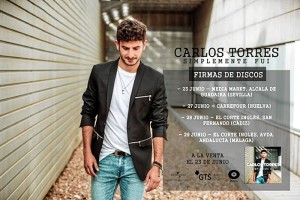 Firma de disco en Huelva el 27 de junio. 