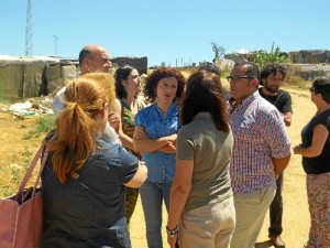 Vivían unas 150 personas, la mayoría inmigrantes,  que tuvieron que ser desalojadas pasadas las 16:30 de ayer.