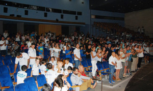 Aspecto del patio de butacas del Teatro Municipal 'Horacio Noguera' durante la Gala del Deporte.