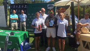 Los premiados en el Torneo Onda Cero de golf celebrado en Islantilla.