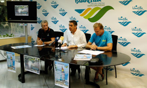 Un momento de la presentación del la Programación Deportiva de Verano en Islantilla.