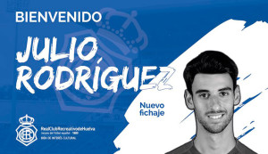 El central Julio Rodríguez, nuevo jugador del Recreativo de Huelva. 