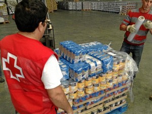 Distribuyen más de 471.600 kilos de alimentos entre 26.248 familias desfavorecidas de la provincia de Huelva.