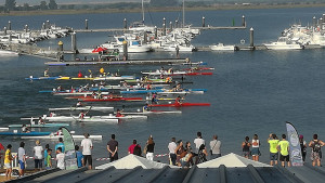 Más de 300 palistas pertenecientes a 16 clubes tomaron parte en la prueba.