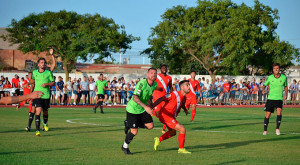 Tres partidos tiene el Recre esta próxima semana, con el San Roque, el Extremadura y el Cádiz. / Foto: www.recreativohuelva.com.