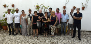 Poetas de Voces del Extremo en la Casa  Grande de Ayamonte.