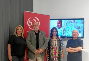 Un momento de la presentación de los ciclos de ida y vuelta 'CubaCultura' y 'HuelvaCultura'.