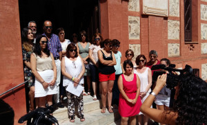 Minuto de silencio en Aracena.