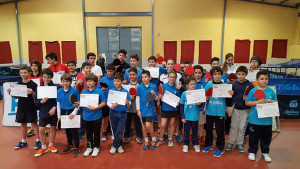 Participantes en el programa de tenis de mesa en La Provincia en Juego.