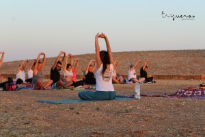 Un lugar único para practicar Yoga.