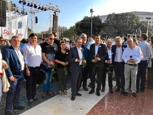 el regidor onubense ha acudido a esta multitudinaria convocatoria junto a otros alcaldes en representación de todos los consistorios españoles.