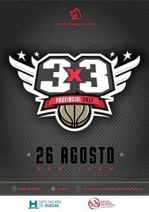 Cartel del 3x3 que se celebrará en San Juan del Puerto. 