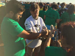 José Fiscal ha participado en este anillamiento de aves.