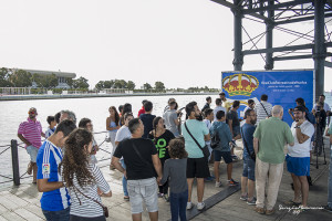 La presentación generó gran expectación en el Muelle de la Río Tinto / Foto: Sergio Borrero