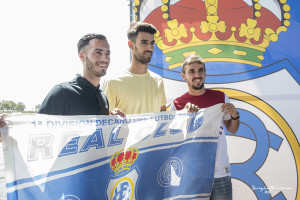 Las tres nuevas caras ya se ejercitan a las órdenes de Javier Casquero / Foto: Sergio Borrero