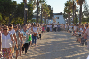 Traslado a la iglesia de San Jorge de la Virgen de los Milagros.