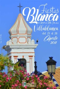 Cartel anunciador de las Fiestas de la Blanca 2017.