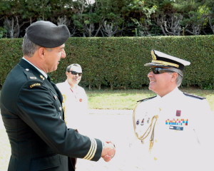 El gallego es coronel de Infantería Marina.