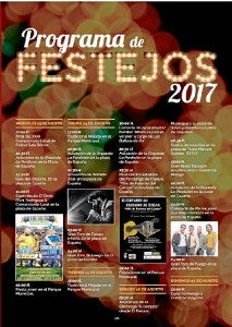 Programa de Festejos 2017. 