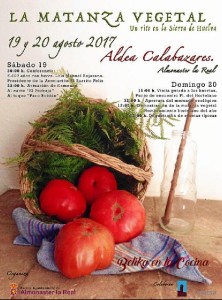 Cartel de la Matanza Vegetal de 2017.