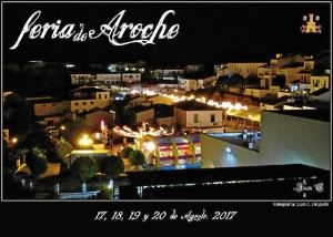 Aroche celebra su Feria del 17 al 20 de agosto.